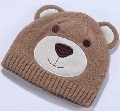 China JOINT KNIT Hat Toddler Baby Boy Girl Toddler Hat Warm Knitted Crochet Hat for sale