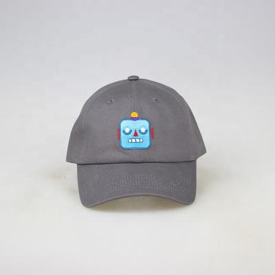 China Custom Robot Cool Dad Hat Style Logo Comfortable 6 Panel Baseball Cap COMMON for sale