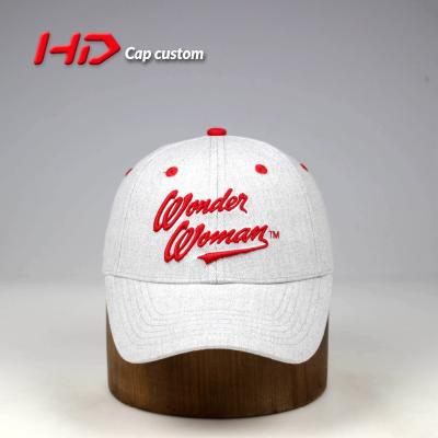 China COMMON Customize 6 Panel Gray Acrylic Baseball Cap And Embroidery Gorros for sale