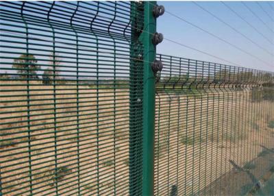 China Welded 358 Anti Climb Mesh Powder Coated Anti Cut Fence 12.7mmX76.2mm for sale