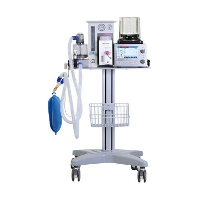 China 10.4 inch screen anesthesia machine stand anesthesia machine with vaporizer for sale