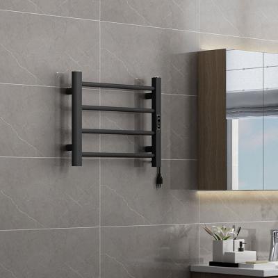 China AVONFLOW Wall Mounted Electric Bathroom Towel Warmer with Timer Heated Towel Racks for sale