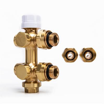 China AVONFLOW General Brass Manual Radiator Valve Cut Valves H Type Valves For Radiator for sale