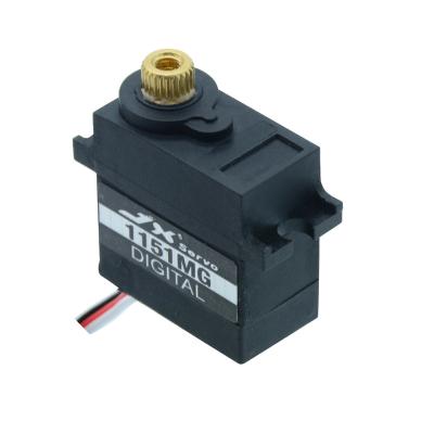 China FlashHobby 1151MG Plastic Waterproof Coreless Motor BOAT Servo Motor Digital Standard Motor For Car Airplane Robot Boat for sale