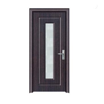 China PVC China Wooden Doors Manufacturers Eco-friendly Chinese Ready Double Sale Leaf Doors In Ghana for sale