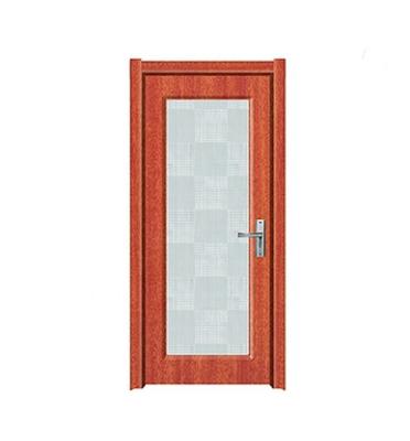 China Eco-friendly Customized Interior Color Size PVC Door Window Turkey With Frosted Glass Inserts for sale