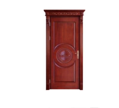 China New Design Environmentally Friendly China Brown Teak PVC Film Selling Eco-Friendly Wooden Door In Dhaka Bangladesh for sale