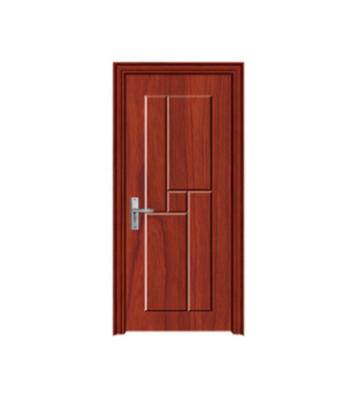 China China Factory PVC Single Leaf Wooden Doors Eco - Friendly Model In UAE for sale