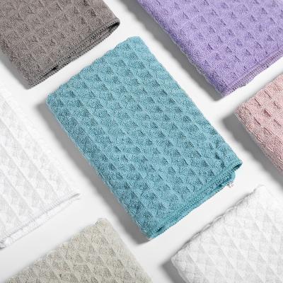 China Wholesale Reusable Compressed Kitchen Waffle Weave Microfiber Towels for sale