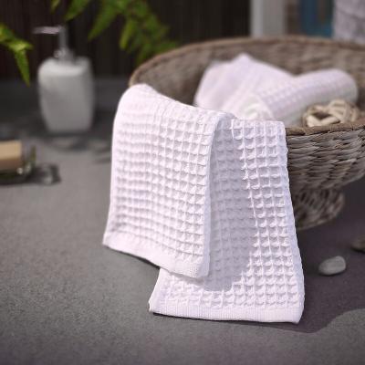 China Wholesale Eco Friendly Super Absorbent Compressed Microfiber Waffle Kitchen Towel for sale