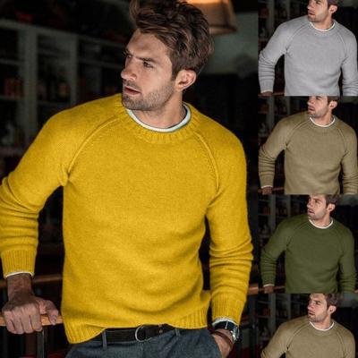 China Anti-wrinkle Sweater Long Sleeve  Knitwear O Neck Pullover Fashion Knitted Men Clothes  Men Sweater  Custom OEM ODM Men Anti for sale