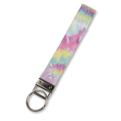 China Manufacturer Custom Sublimation Polyester And Cotton Belt Main Buckle With Short Lanyard Strap for sale