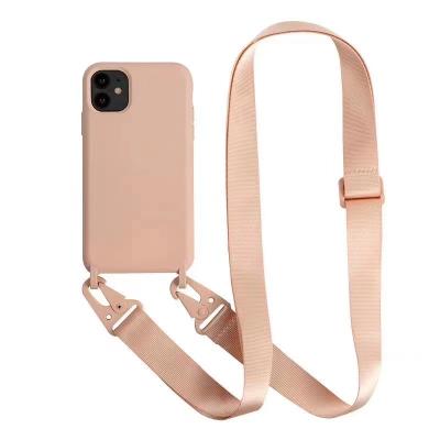 China Polyester Dongguan Factory Customized Customized Polyester Dongguan Factory Customized Mobile Phone Shell Lanyard Slant Cell Phone Shell Lanyard for sale