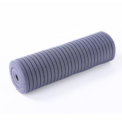 China Free Sample 230MM Rehabilitation Belt Super Wide Silk Elastic Fish Elastic Band Blue Gray Blue Elastic Band for sale