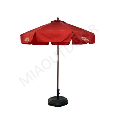 China Modern Outdoor Patio Garden Wooden Umbrella for sale