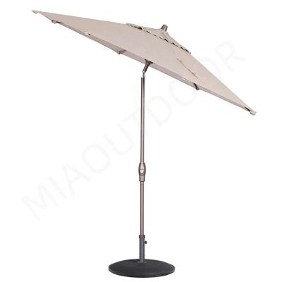 China Simple modern cafe restaurant garden tilt mechanism for umbrella with crank sonnenschirm garten for sale