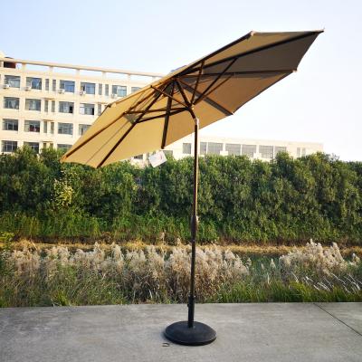 China Commercial Aluminum Umbrella Mid Pole Umbrella High Quality Outdoor Furniture Manufacturer For Advertising for sale