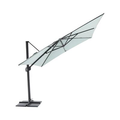 China Single Cantilever Waterproof Outdoor Garden Umbrella Pool Patio Umbrella Square Parasol Square Beach Umbrella for sale