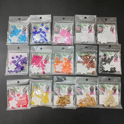 China Ball beads custom logo bag package hair beads hotsale hotsale hair beads MYSURE logo for kids 9mm beads for hair for sale