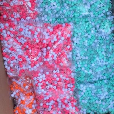 China MYSURE 9mm Big Ball Beads Kids Bundle Loose Bead Children Hair Beads Wholesale For Kids Hair Colorful Braiding Beads for sale