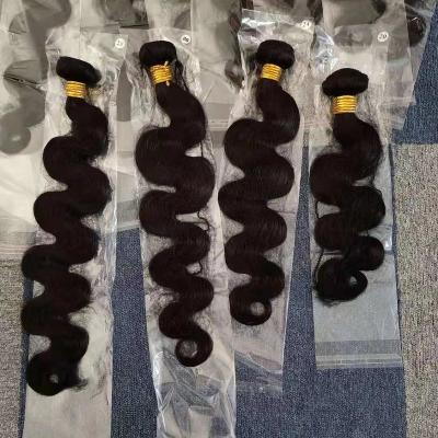 China MYSURE 28inch bone straight body wave10A bundles with closure human hair bundles 10a with closures bone straight hair bundles for sale