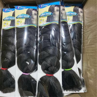 China High Temperature Fiber FREE SHIPPING 24 Inch 41inch African Braiding Hair Extension Synthetic Hair Braiding Salon for sale