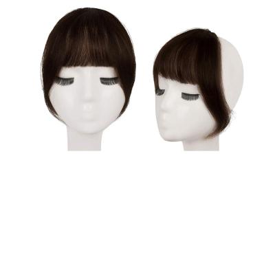 China Blunt bangs MYSURE clip on blunt hair clip in bangs with temple hair bangs for sale