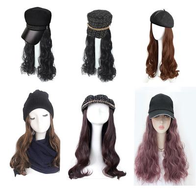 China MYSURE Afro Wave Women Synthetic Wig Caps Hair Extensions Wig Cap Wig With Cap for sale