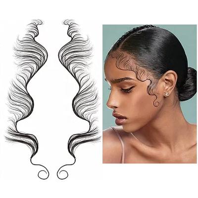 China MYSURE Temporary Sticker Baby Hair Tattoo Edge Control For 4c Black Hair Baby Hair Edge Pro for sale