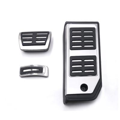 China Brief & Single Color Aluminum Alloy Car Accelerator Fuel Pedal Brake Foot Rest Pedals For Audi A3-S3 A4-A5 A6-A7 A6LA7 A8L Interior Accessories for sale