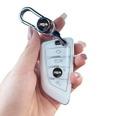 China Non-toxic TPU Car Key Cover F45 F46 G20 G30 G32 G11 G12 F48 G01 F15 F85 F-16 F86 X1 X3 X5 X6 Key Chain Auto Accessories for sale