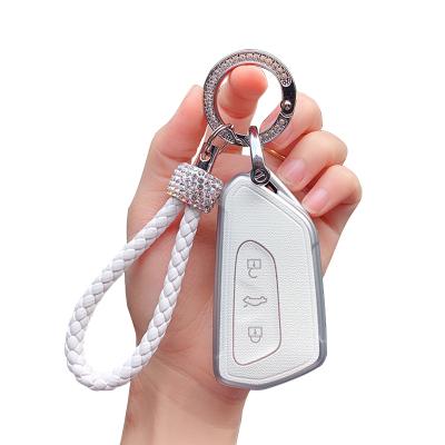 China Replace Car Key For Volkswagen For New Volkswagen Car Key Case Cover For Golf 21 8 Generation Key Shell Bag Auto ID4/ID6 CROZZ X Car Accessories for sale