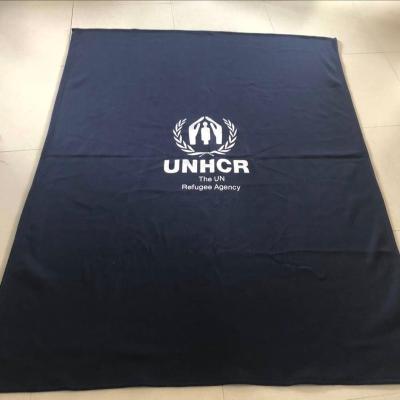 China Cheap anti-pilling reuse acrylic cotton military blanket for sale