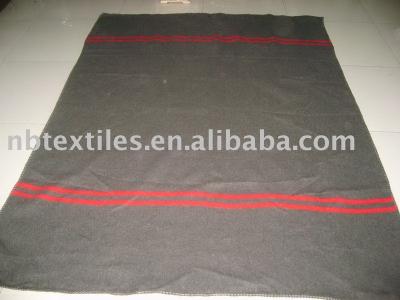 China HEATED Cotton Recycled Wool Blanket for sale