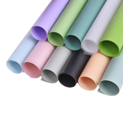 China Scrapbook Craft Material Paper To Flower Waterproof Pure Translucent Waterproof Gift Wrapping Paper Mist Color Florists DIY Supplies for sale