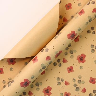 China Wholesale Greaseproof Custom Design Recycled Gift Wrapping Wrapping Paper For Valentine's Day Wedding for sale