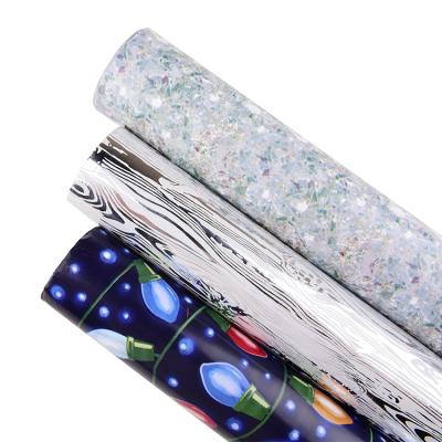 China Greaseproof Gift Wrapping Papers Holographic Foil Roll Decor Origami Scrapbook Supplies Geschenkpapier wood pulp gift wrap HL for sale