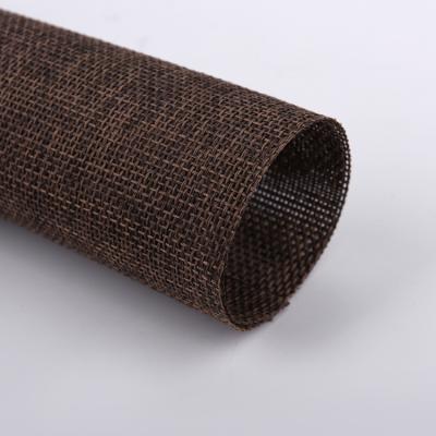 China Coloful Tissue Paper Tissue Paper Jute Mesh Flower Wrapping Paper Coffee Color Paper Fine Linen Flower Dark Brown Korean Flower Wrapping Cotton & Line HL for sale