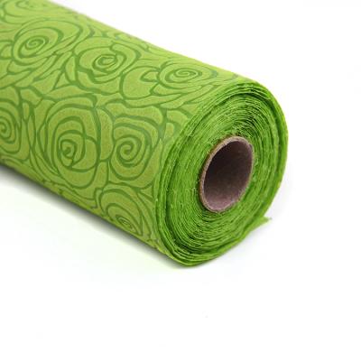 China Specialty Flower Nowoven Rose Pattern Non-woven Flower Pteris Anti-Curl Paper Flower DIY Florist Gift Wrapping Material for sale