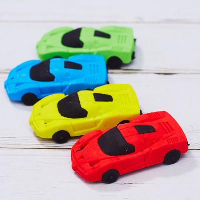 China Promotional Eraser Car Detachable Erasers for Boy Durable Pencil Eraser for Kids Stationery for sale