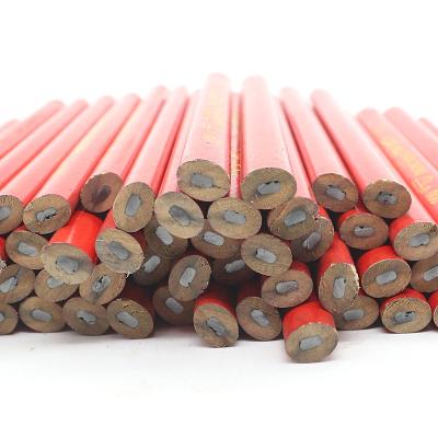 China office & School Pencil Building Red Carpenter Pencil Oval Or Octagonal Accept Custom for sale