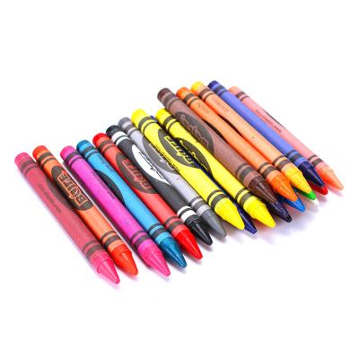 China Non-Toxic Wax Wholesale Customize 4/6/12/24 Color Non-Toxic Wax Artist Drawing Pencils for sale