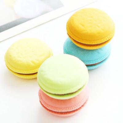 China Promotional New Color Macaron Eraser Cake Detachable Eraser for sale