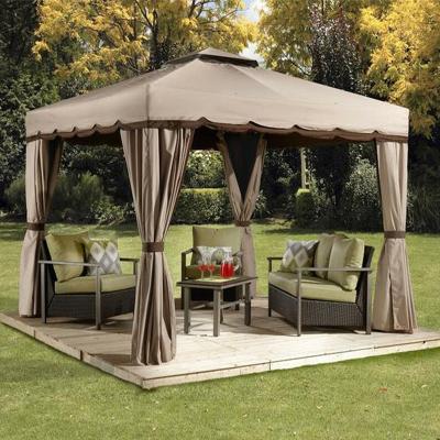 China Easy Assemble Steel Gazebo Outdoor Pop Up Gazebo Canopy Tent Snap Double Vented Roof Fabric Pergolas For Wedding Party for sale