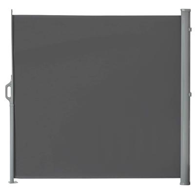 China Easily Assembled Retractable Steel Garden Side Shower Screen Sunshade Outdoor Products Rolling Steel Awning For Patio for sale