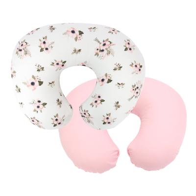 China Baby Soft 100% Cotton Newborn Nursing Breastfeeding Soft Pillow Cover 2PK Pregnancy Pillow Cover Nursing Pillow Cover for sale