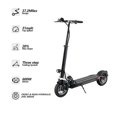 China Unisex ST1010 52V 18A Dual Suspension Disc Brake Long Range Durable Lithium Electric Scooter for sale