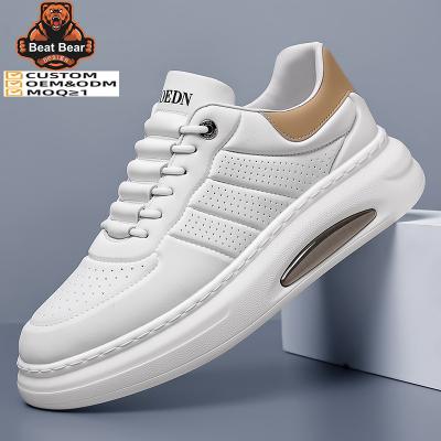 China Cushioning 2023 High Quality Alex White Sneakers Genuine Leather Casual Shoes Running Walking Shoes White Shoe For Men and Women for sale