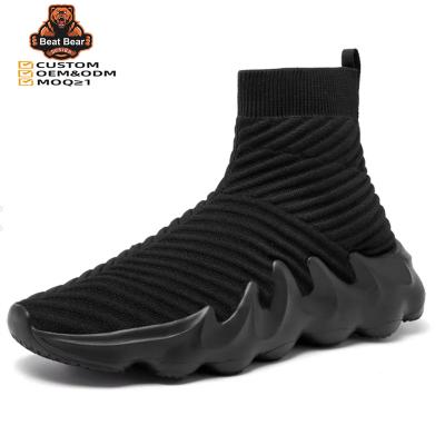 China Cushioning Wholesale Men Athletic Breathable Casual Sneaker Octopus Outsole Comfy Sport Running Shoes For Men Platform Sneakers for sale