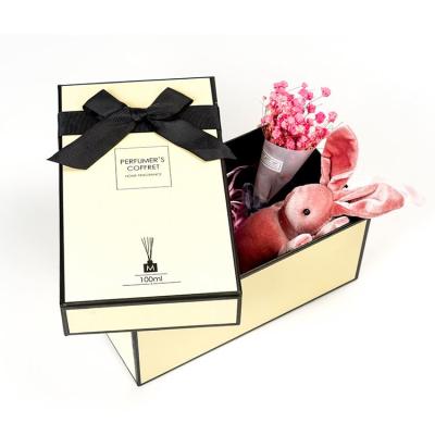 China Recyclable Paper Gift Box Scarves Cardboard Paper Box Gift Packaging Rigid Paper Box for sale